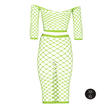 Obraz 6/9 - Ouch! - fluorescenčná sieťovaná sukňa a top (neónovo zelená)