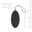 Obraz 5/5 - Easytoys - vibračné vajíčko so 7 rytmami a diaľkovým ovládačom (čierne)