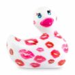 Obraz 4/6 - My Duckie Romance 2.0 - vodotesný vibrátor na klitoris - kačička so srdiečkami (bielo-ružová)