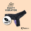 Obraz 3/6 - FEELZTOYS Panty - nabíjací vibrátor na klitoris s diaľkovým ovládačom (fialový)