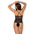 Obraz 2/5 - Obsessive 838-TED-1 - sheer, piquant, lace, open body (black)