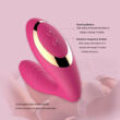 Obraz 2/7 - Tracys Dog - vodotesný vibrátor na bod G a stimulátor klitorisu (ružový)