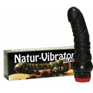 You2Toys Natur Vibrator Black - vibrátor čierny (17 cm)