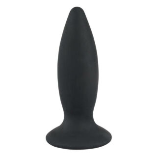 Black Velvet S - nabíjací análny vibrátor pre začiatočníkov - malý (čierny)