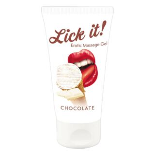 Lick it! - jedlý lubrikant - biela čokoláda (50ml)