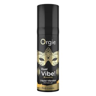 Orgie Dual Vibe! - tekutý vibrátor - Pinã Colada (15 ml)