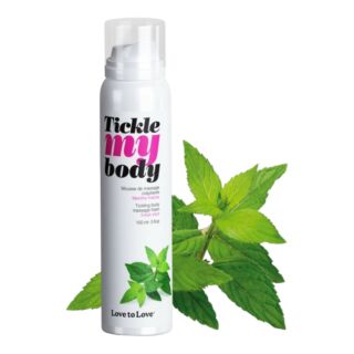 Tickle my body - masážna pena - mäta (150 ml)