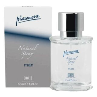 HOT Natural - telový sprej pre mužov s obsahom feromónu (50ml)