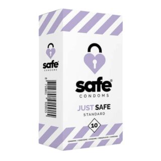 SAFE Just Safe - štandardné kondómy vanilkové (10ks)
