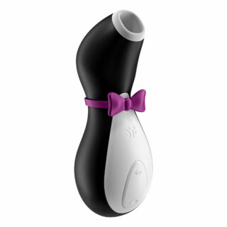 Satisfyer Penguin - nabíjací, vodotesný stimulátor klitorisu (čierno - biely)