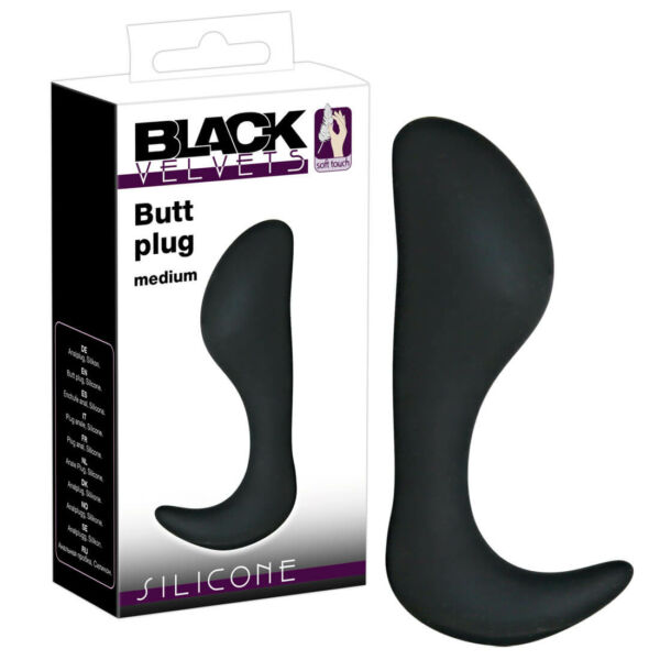 Black Velvet medium - silikónový análny hák