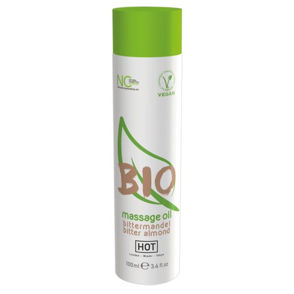 HOT BIO - vegánsky masážny olej - mandľový (100 ml)