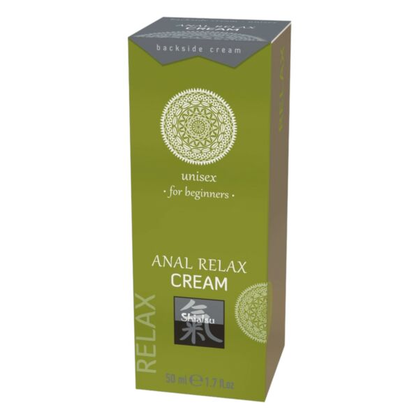 HOT Shiatsu Anal Relax – ukľudňujúci análny lubrikačný krém (50ml)