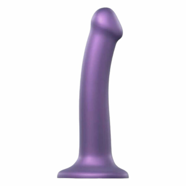 strap-on-me metallic shine dildo (Purple)