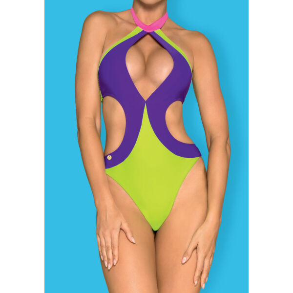 Obsessive playa norte colorful one-piece swimsuit