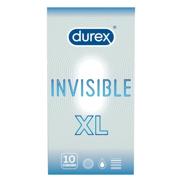 Durex Invisible XL - extra veľké kondómy (10ks)