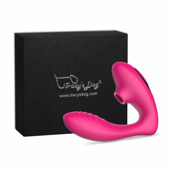 Tracys Dog - vodotesný vibrátor na bod G a stimulátor klitorisu (ružový)