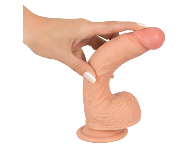 Realistixxx - prísavný realistický dildo (22cm) - prirodzený